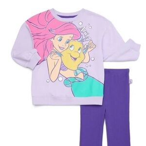 NWT Disney Ariel Sweatshirt - 3T